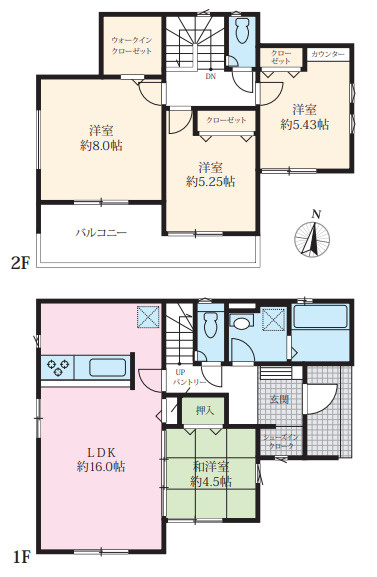 小田原市新屋2期　新築戸建　全2棟2号棟