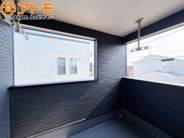 【バルコニー】 | 焼津市石津第6　新築戸建　全1棟 | インナーバルコニーはお出かけ中の急な雨でも安心♪