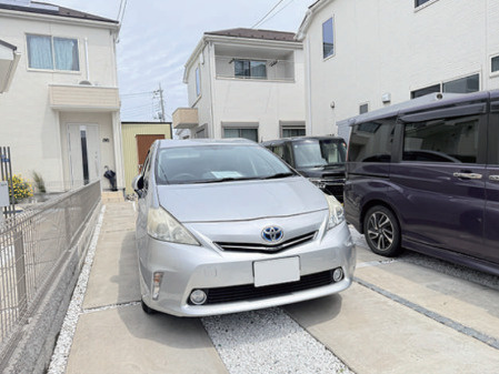 葛飾区東水元６丁目の戸建の駐車場