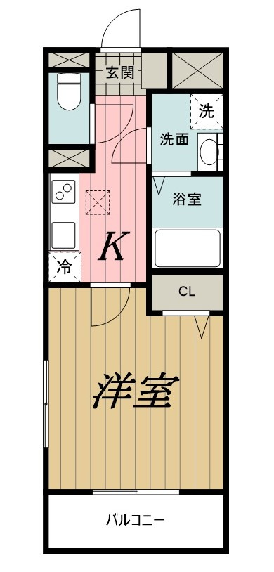 クラルテの間取り