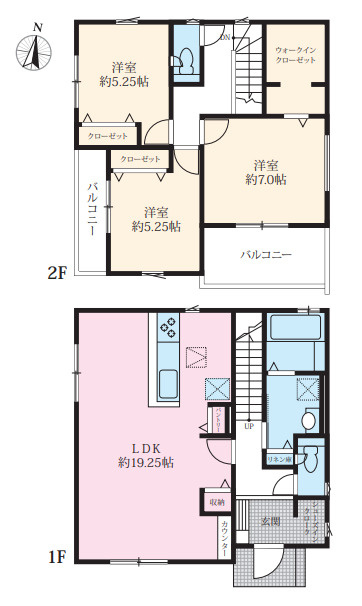 小田原市新屋2期　新築戸建　全2棟1号棟