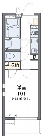 【間取り】 | クレイノ立川ピュアコート