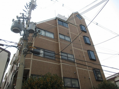 【外観】 | 豊里グランドハイツ | 建物の個性を主張するシックな外観です