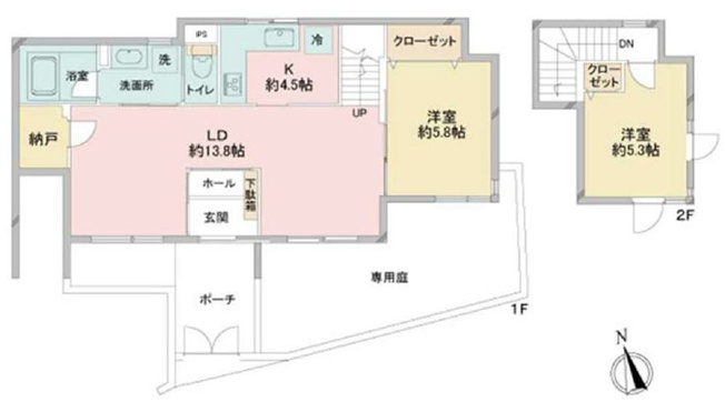 【間取り】 | パロス武蔵野　1階