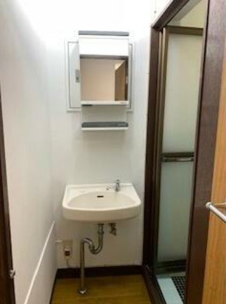 竹森ハイツの洗面所