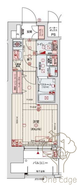 レオンコンフォート梅田北の間取り