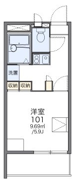 【間取り】 | レオパレス西砂川