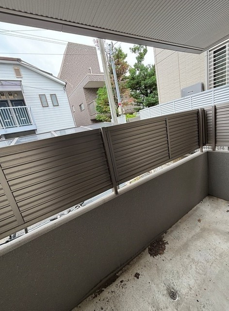 サテライト芦屋船戸町のバルコニー