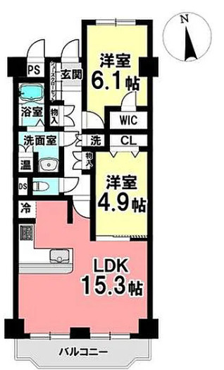 【間取り】 | 千里関大前コーポラスＣ棟