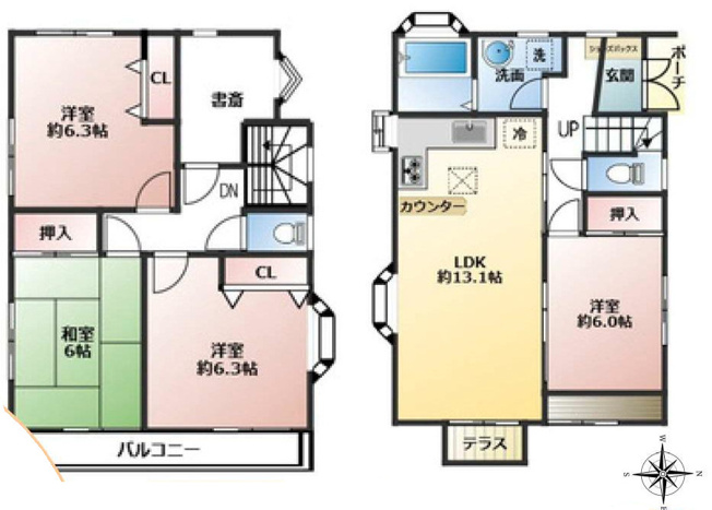 【間取り】 | 4LDKはリビングダイニングキッチンと4つの居室がある間取りで、大家族や二世帯住宅に最適。広々としたリビングで家族団らんを楽しみ、個室でプライベートな時間も確保でき、快適な生活を送ることができますよ。