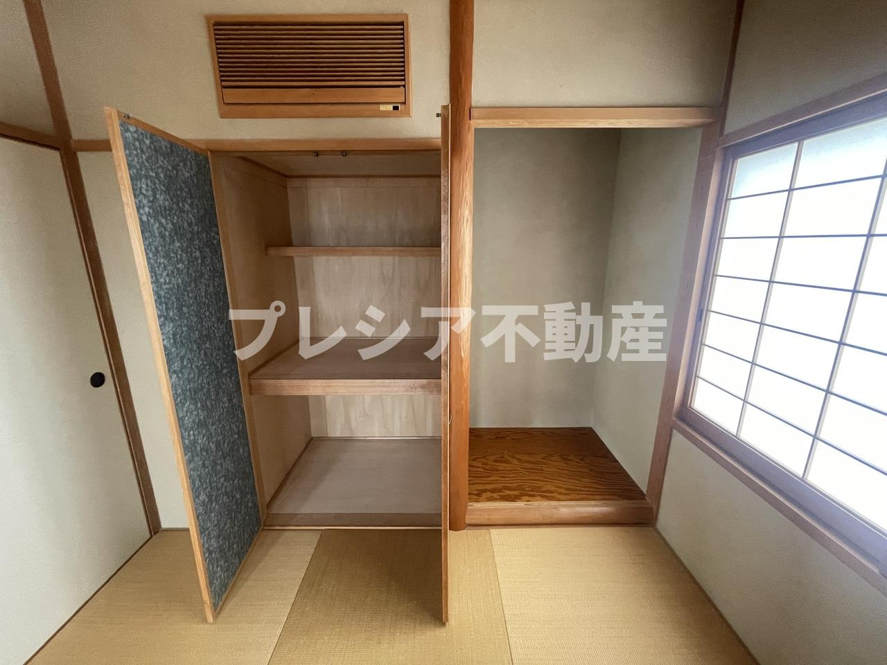 木津山町戸建の収納
