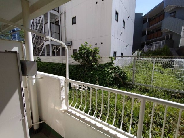 エクレール大倉山のバルコニー|1Fですが日当たり良好です