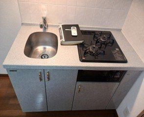 【キッチン】 | 新品家具付きマンション目黒7(KaGood東京)