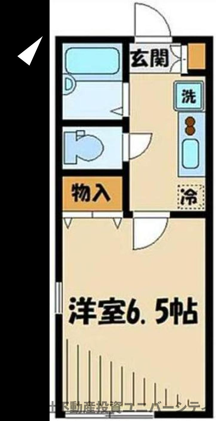 川崎市多摩区生田１丁目のアパートの間取り