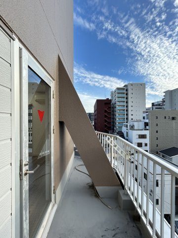 大阪ハウスのバルコニー