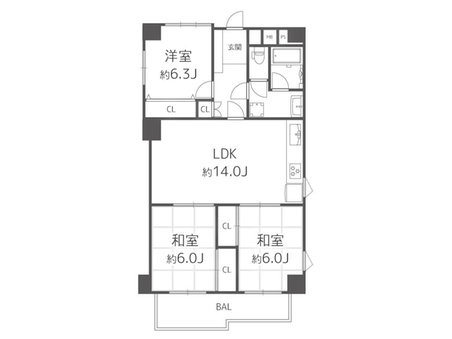 【間取り】 | ☆グリーンハウス豊中