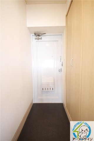 馬田マンションの玄関