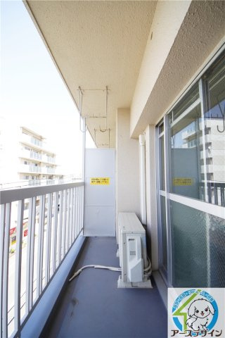 馬田マンションのバルコニー