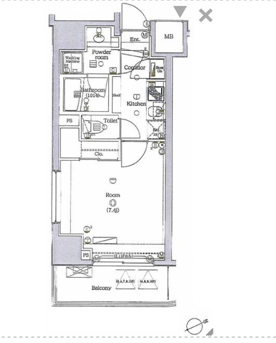 港区三田３丁目の賃貸マンション