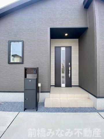 【新築平屋】玉村町板井23-1期　６号棟(全７棟)　リナージュ　新築建売分譲の外観|外観も気になるポイント