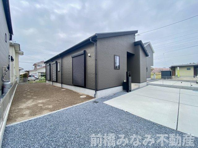 【新築平屋】玉村町板井23-1期　６号棟(全７棟)　リナージュ　新築建売分譲の外観|外観もきれいです