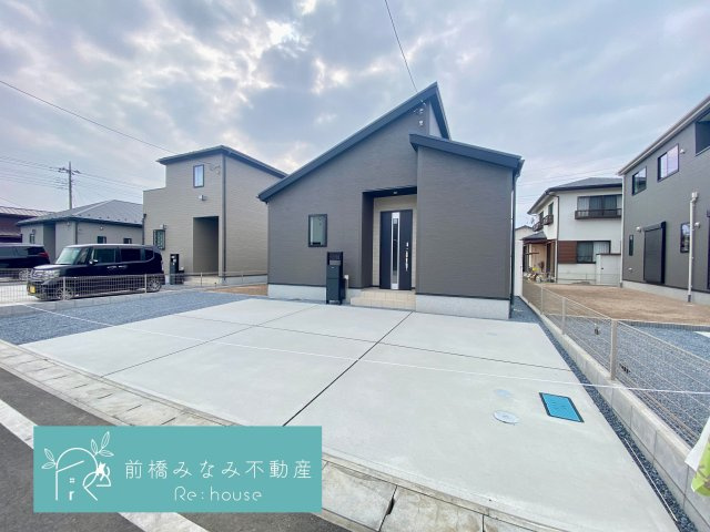 【新築平屋】玉村町板井23-1期　６号棟(全７棟)　リナージュ　新築建売分譲の外観|きれいな外観です