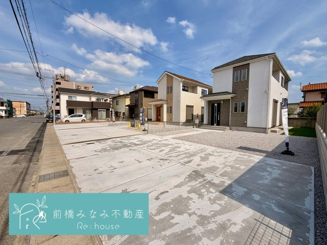 【新築】前橋市広瀬町３丁目　C号棟(全３棟)　ハートフルタウン　新築建売分譲の外観|外観もきれいです