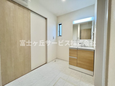 【脱衣所】 | 磐田市福田中島 新築一戸建て 1号棟 | 脱衣場です