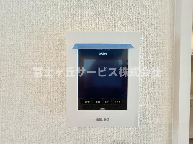 【セキュリティ】 | 磐田市福田中島 新築一戸建て 1号棟 | TVモニター付きインターホンです