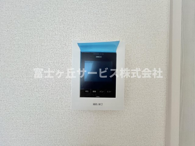 【セキュリティ】 | 磐田市福田中島 新築一戸建て 2号棟 | TVモニター付きインターホンです