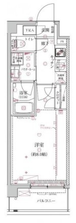 クレイシア森下の間取り