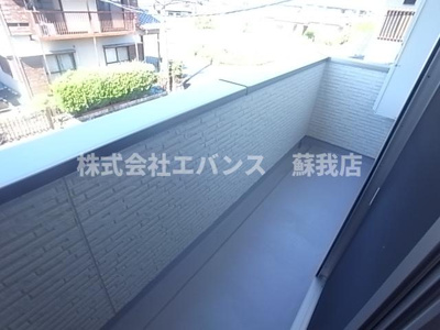 【バルコニー】 | ジーメゾン千葉村田町 | お洗濯にも便利なバルコニー付き