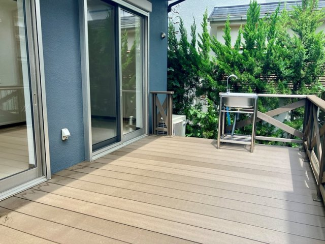 中原戸建の庭