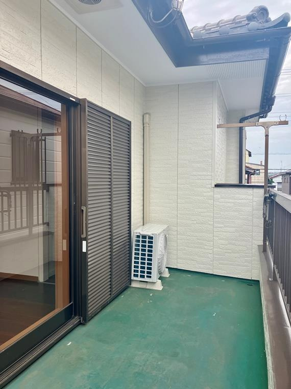 長作台戸建のバルコニー