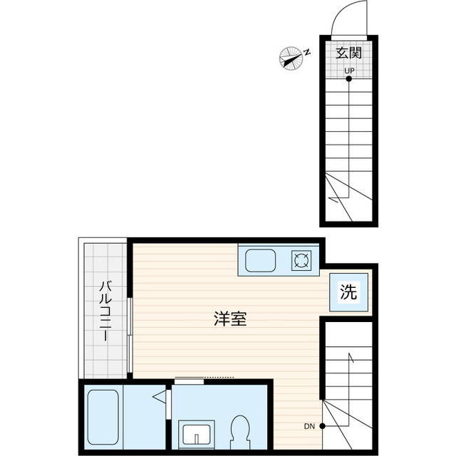 ベレガンス鷹の台ⅡＢ棟の間取り