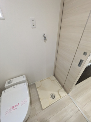 室内洗濯機置き場♪