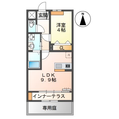 フィールド　ストーンの間取り