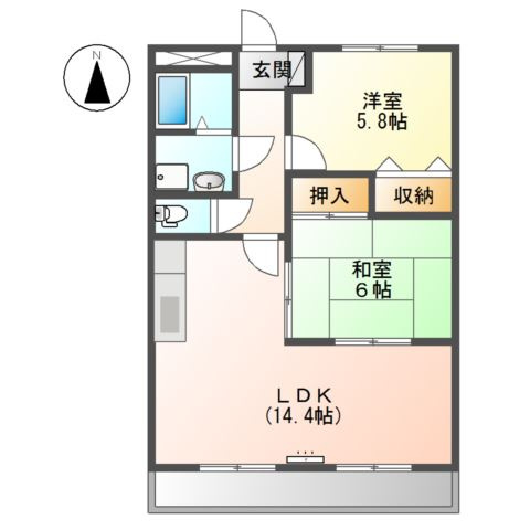 ノースフェザントの間取り