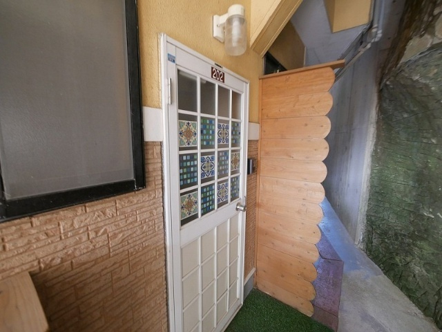 サンフォレスト須佐の玄関