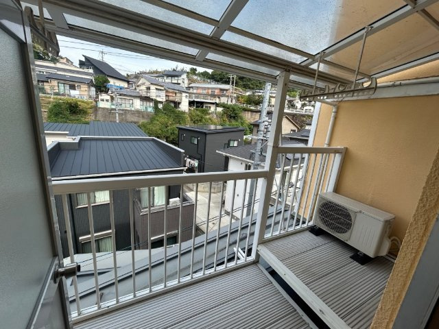 サンフォレスト須佐のバルコニー