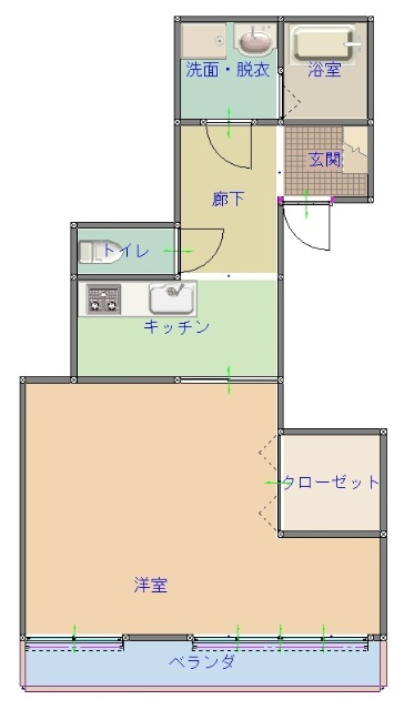 前田ビルの間取り