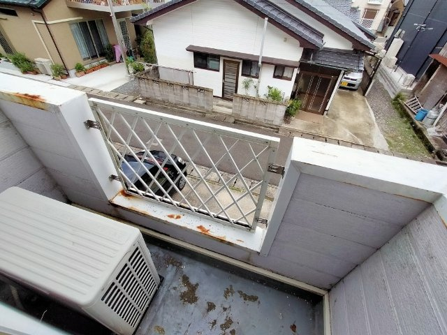 コーポ中西のバルコニー
