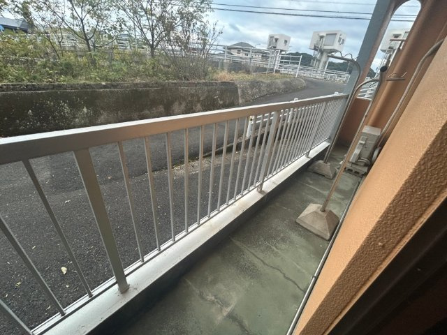 寿ハイツのバルコニー