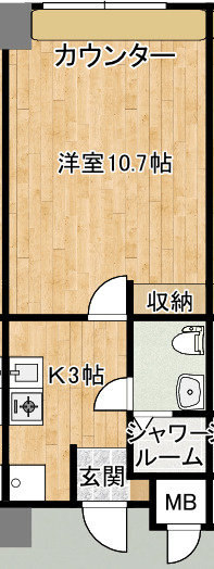 ヴォート勝富の間取り|反転間取あり