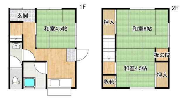 赤崎二戸一の間取り