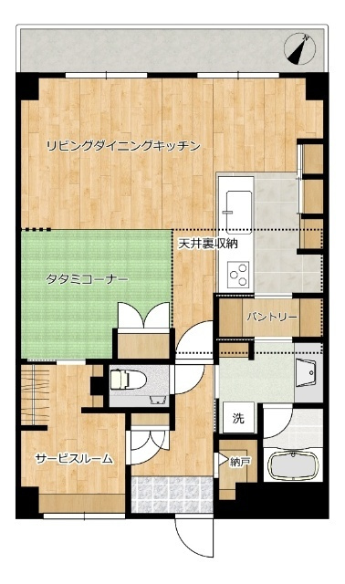アルファビルの間取り
