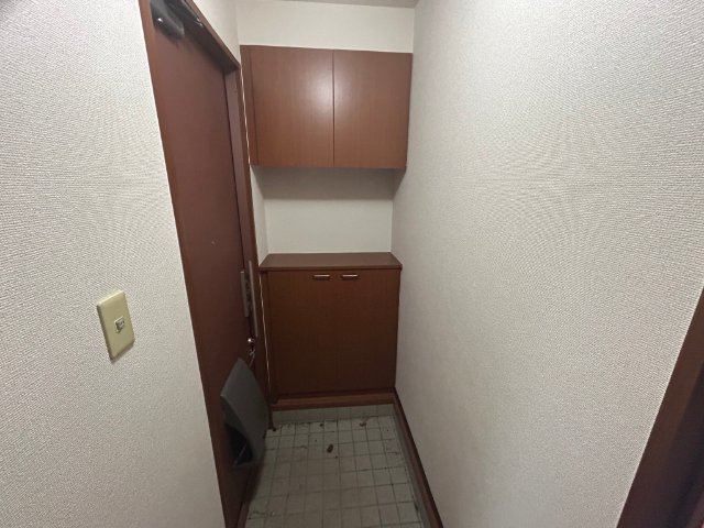 グリーンハイツBの玄関