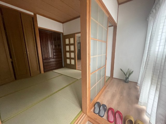 長坂縁の家の玄関