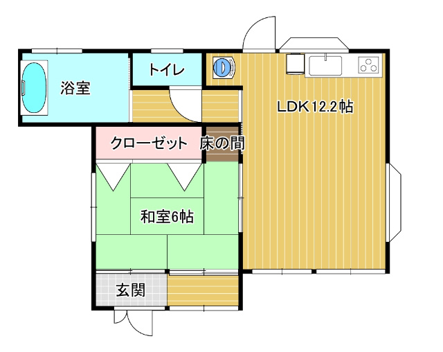 長坂縁の家の間取り