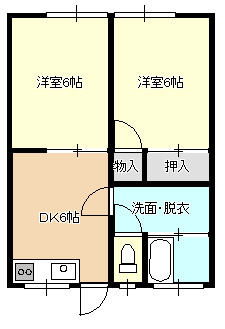 グリーンハイツ大野の間取り